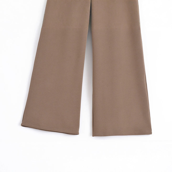 Damen weite Palazzo-Hose aus leichtem, luftigem Material Drune