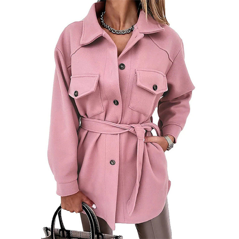 Damen modische Overshirtjacke Drune
