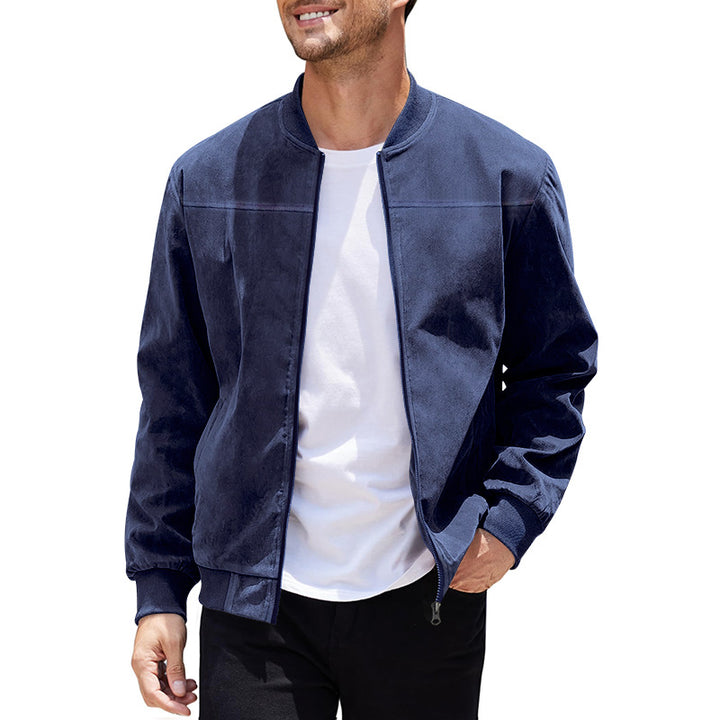 Herren stylische Bomberjacke mit sportlichem Schnitt Drune