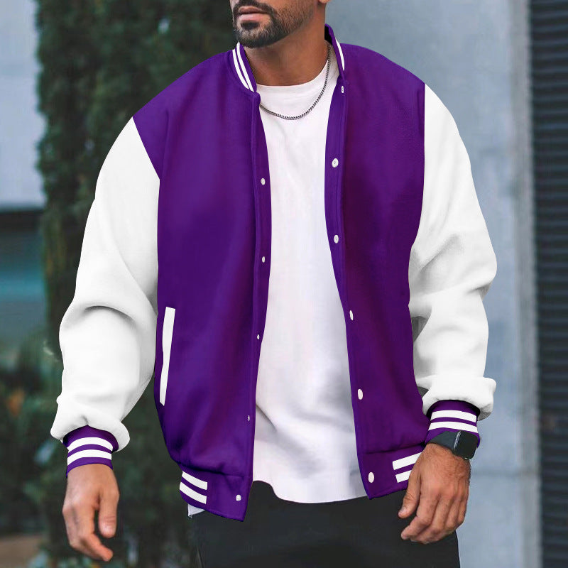 Herren Sportliche Collegejacke Drune