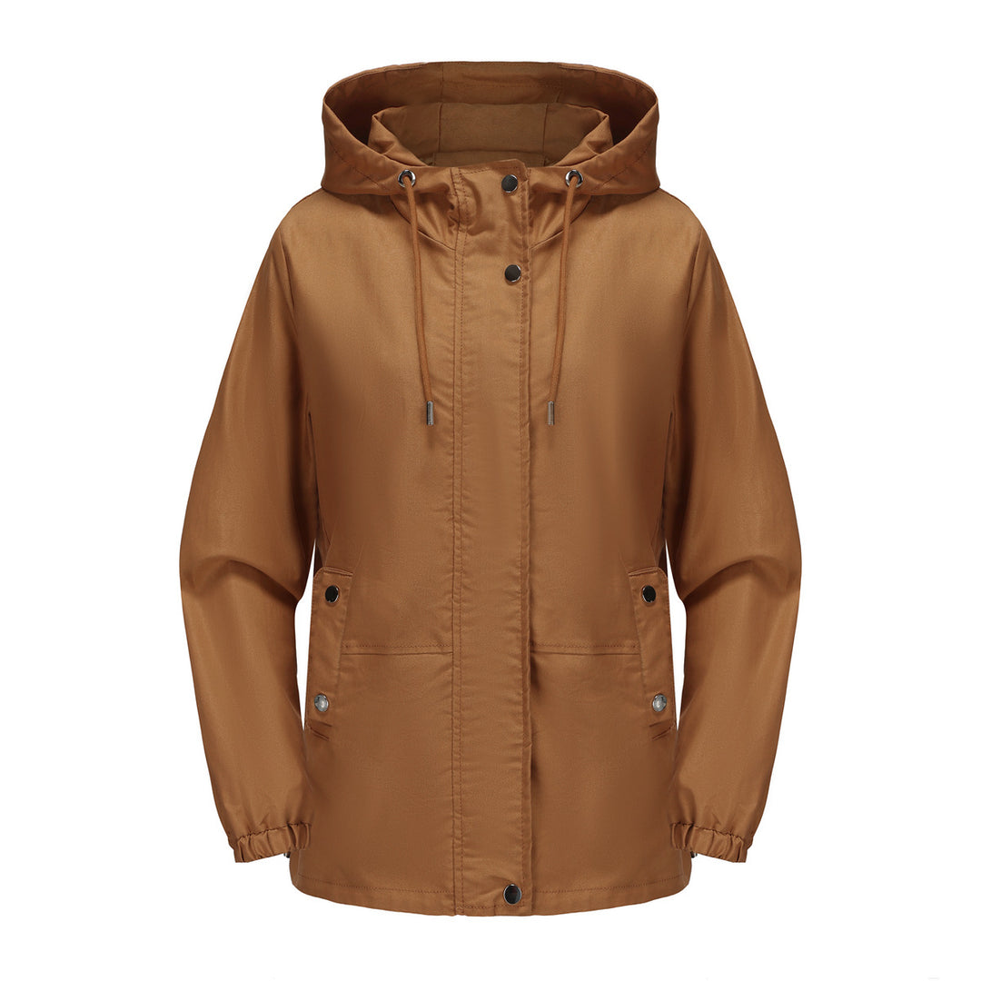 Damen leichte Windjacke mit verstellbarem Bund Drune
