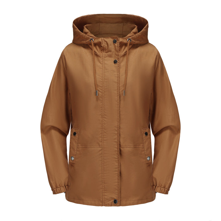 Damen leichte Windjacke mit verstellbarem Bund Drune
