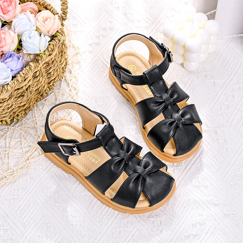 Damen Komfortable Sandalen mit Schleifen Drune