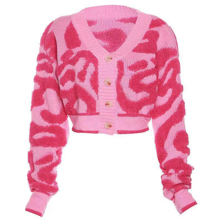 Damen cropped Sweater Drune
