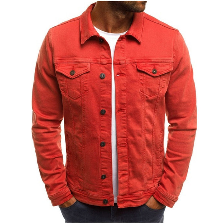 Herren Jeansjacke im modernen Design mit praktischen Brusttaschen Drune