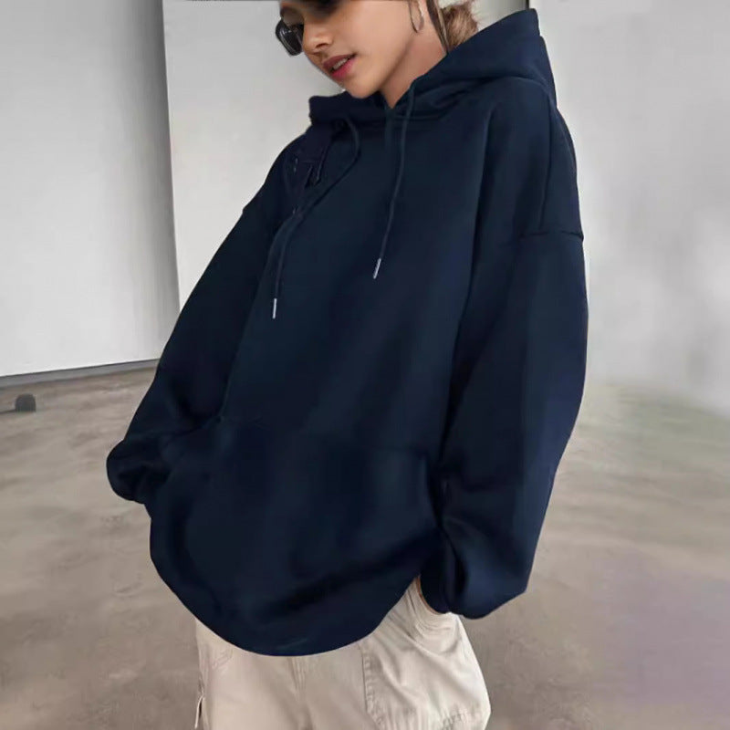 Damen Kapuzenpullover mit glitzerndem Sternmotiv Drune