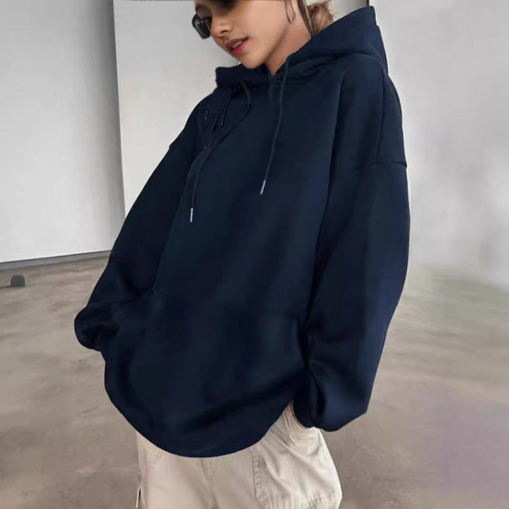 Damen Kapuzenpullover mit glitzerndem Sternmotiv Drune