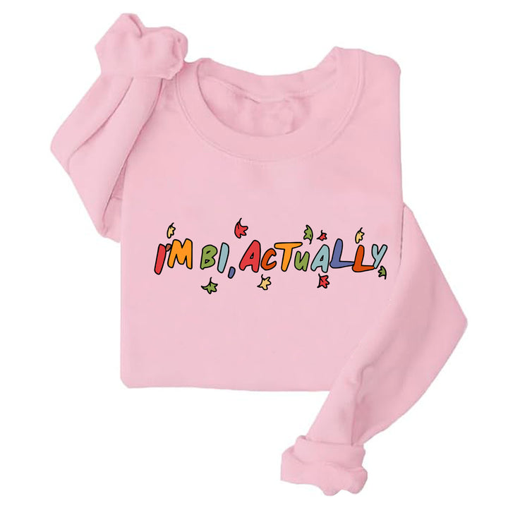 Damen Sweater mit kreativem Druck und lässigem Schnitt Drune