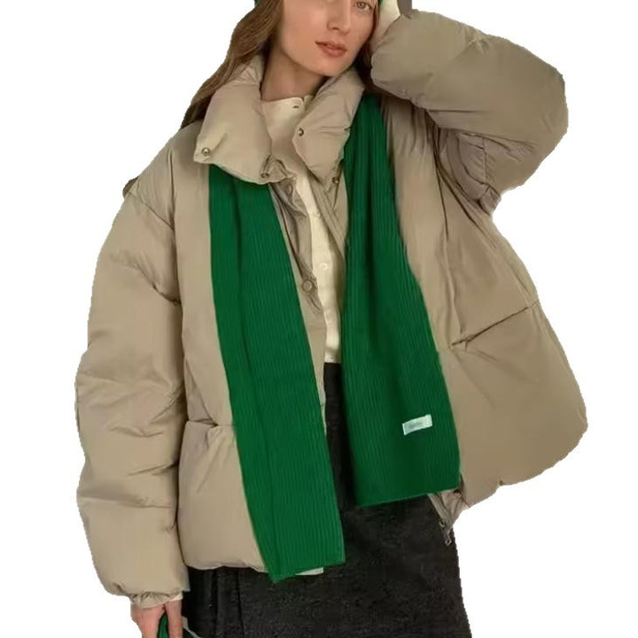 Damen Gepolsterte Bomberjacke mit hohem Kragen und praktischen Taschen Drune