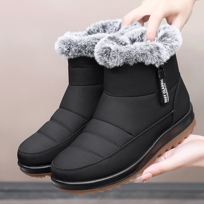 Drune | Damen Winter Wasserdichte Warme Baumwollstiefel