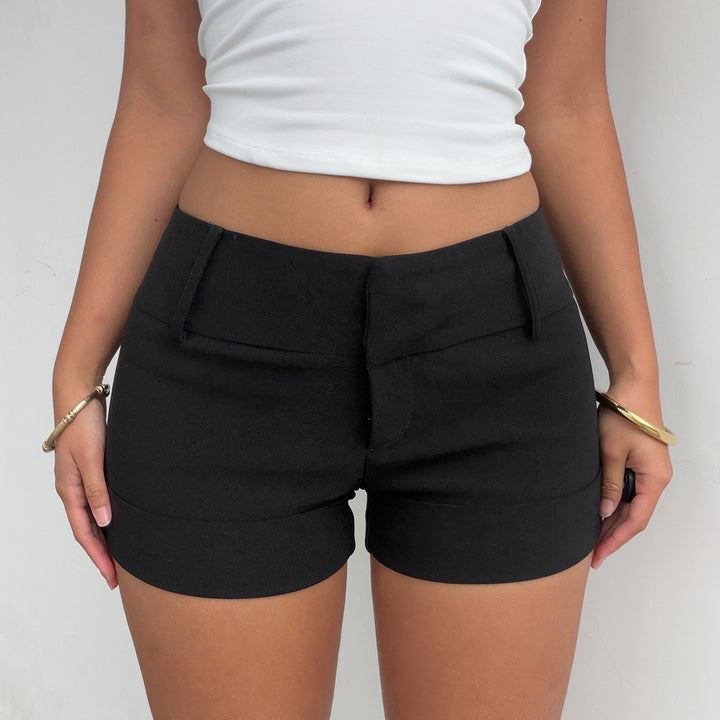 Damen Hochwertige Sport-Shorts mit elastischem Bund und modischem Schnitt Drune