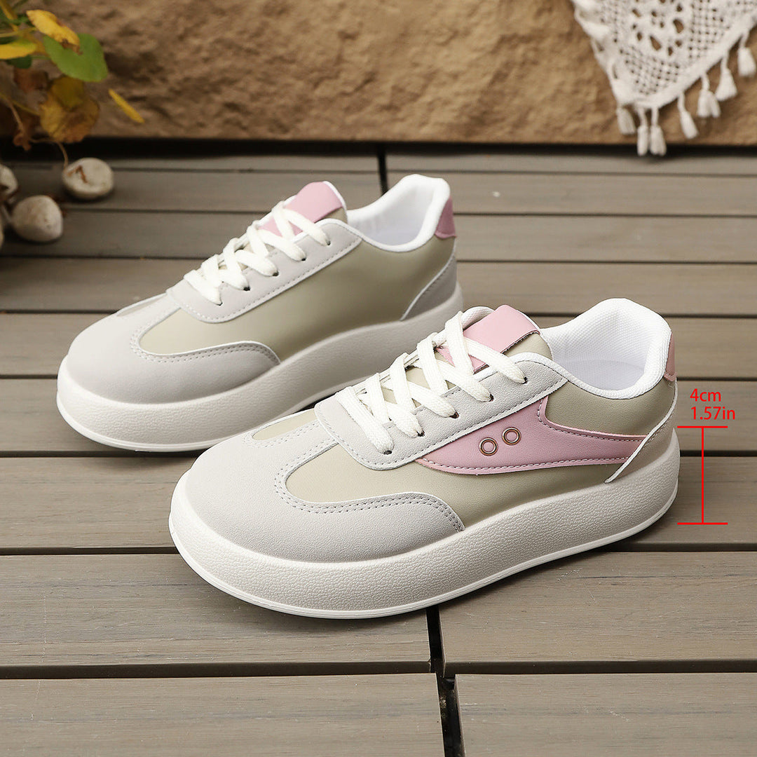 Damen Plattform Sneakers mit sportlichem Chic und gepolstertem Innenfutter Drune