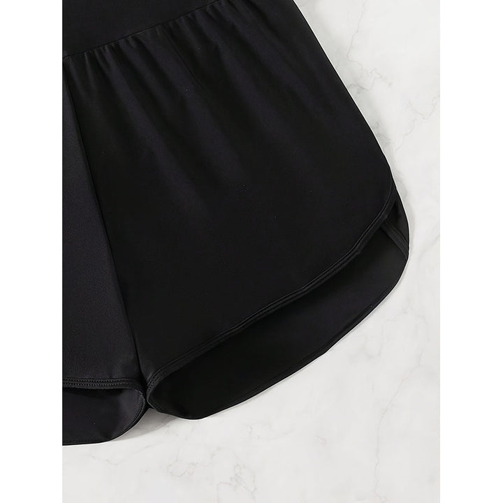 Damen Sportliche Shorts mit hohem Bund und lockerem Schnitt Drune