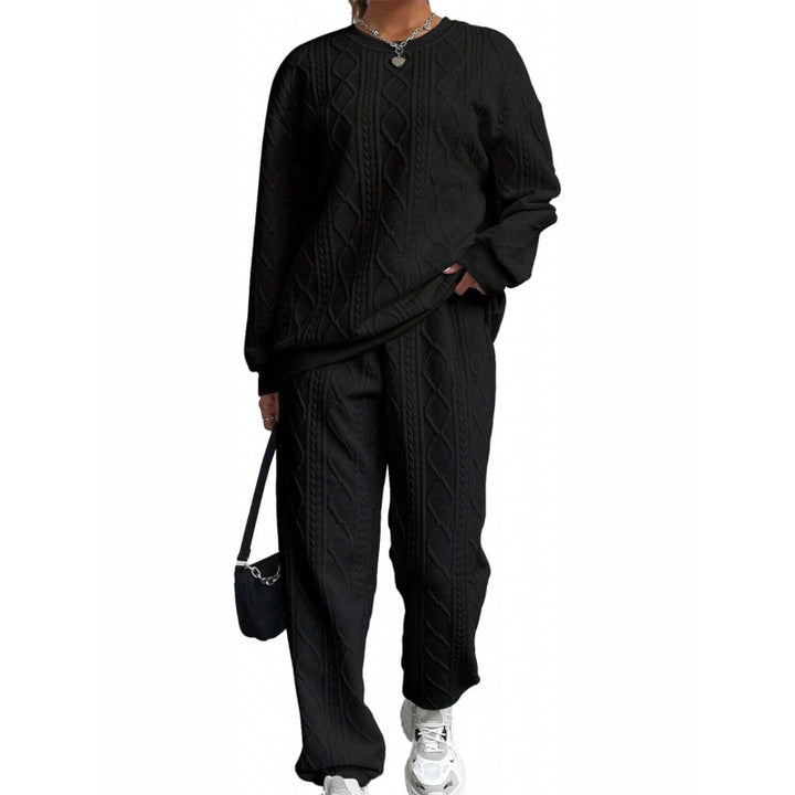 Damen Strickset mit Kabelmuster Drune