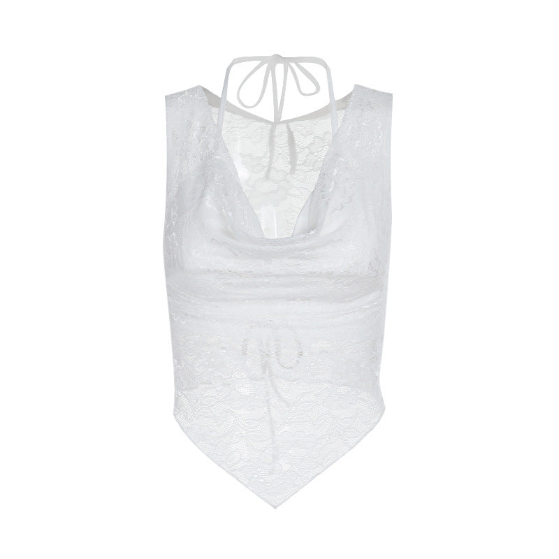 Damen Spitze Bodysuit mit tiefem V-Ausschnitt und luxuriösen Details Drune