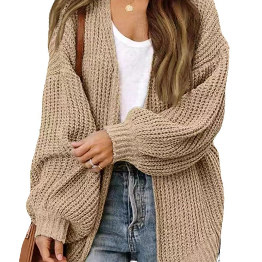 Damen Kuschelige Strickjacke Drune