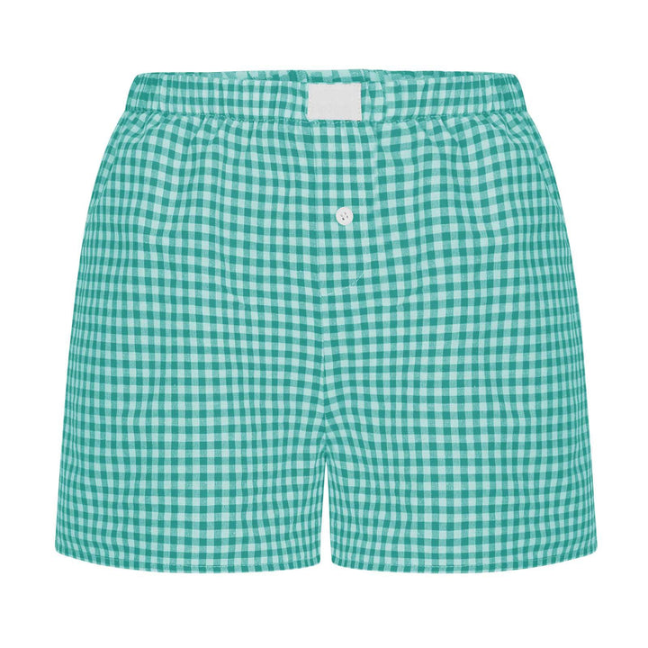 Damen lässige Karohose Drune