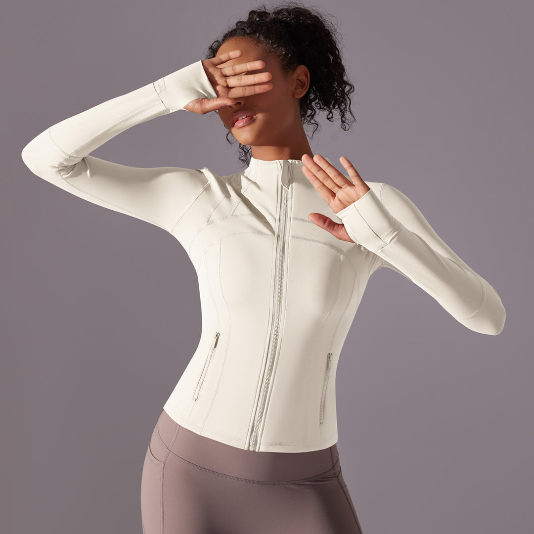 Damen Sportjacke mit figurschmeichelndem Schnitt und praktischem Reißverschluss Drune