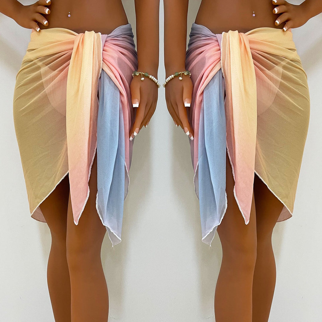 Damen luftiger Strandkimono aus leichtem Material Drune