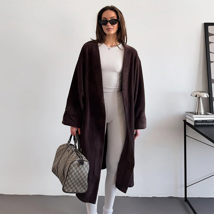 Damen Kuscheliger Oversize-Mantel Drune