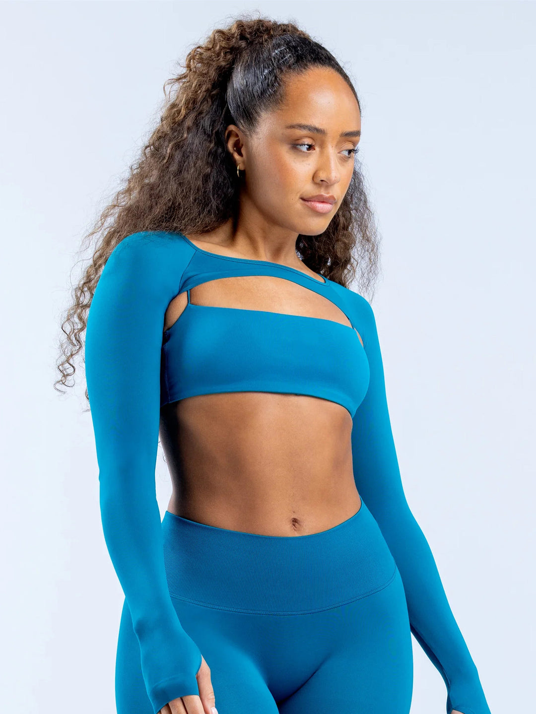 Damen Sportlicher Bikini-Oberteil mit schmalen Trägern Drune