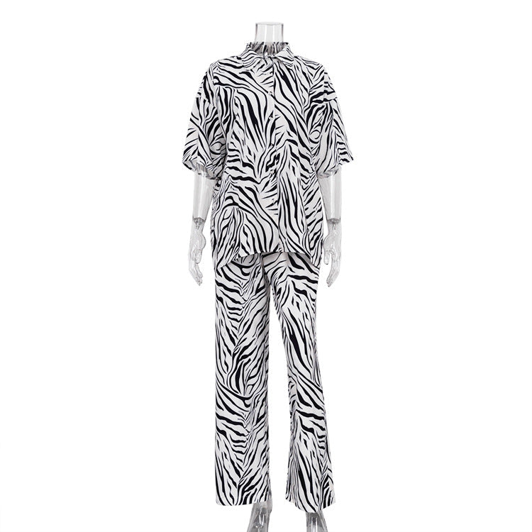 Drune-Zebra-gestreifter Anzug