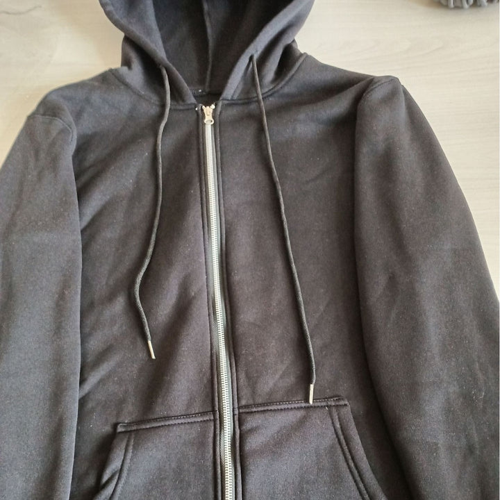 Herren nan Oversize Zip-Hoodie und Relaxed Sweatpants Set Drune