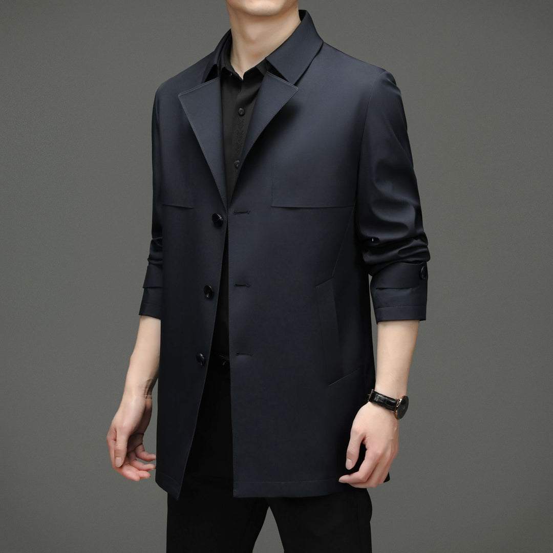 Herren modische Übergangsjacke mit klassischem Schnitt und praktischen Taschen Drune