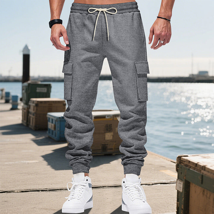 Herren Cargo-Hose mit elastischem Bund und praktischen Seitentaschen Drune