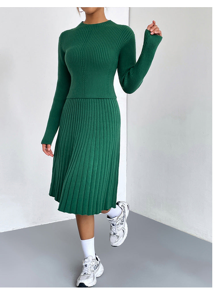 Drune | A-Linie Rock Strickpullover Set
