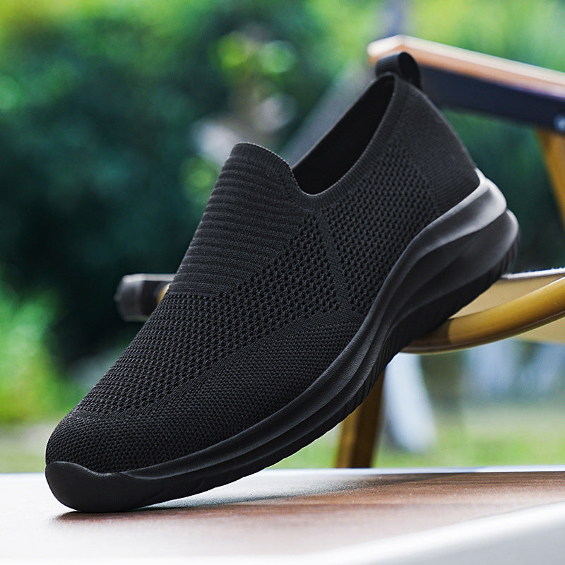Unisex nan sockenähnlicher Strick-Slipper mit anatomischem Komfortfußbett und flexibler Leichtsohle Drune
