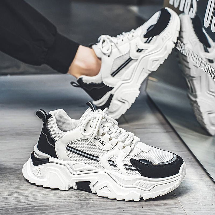 Damen Sportliche Chunky Sneakers mit atmungsaktiver Mesh-Oberfläche und stabiler Sohle Drune