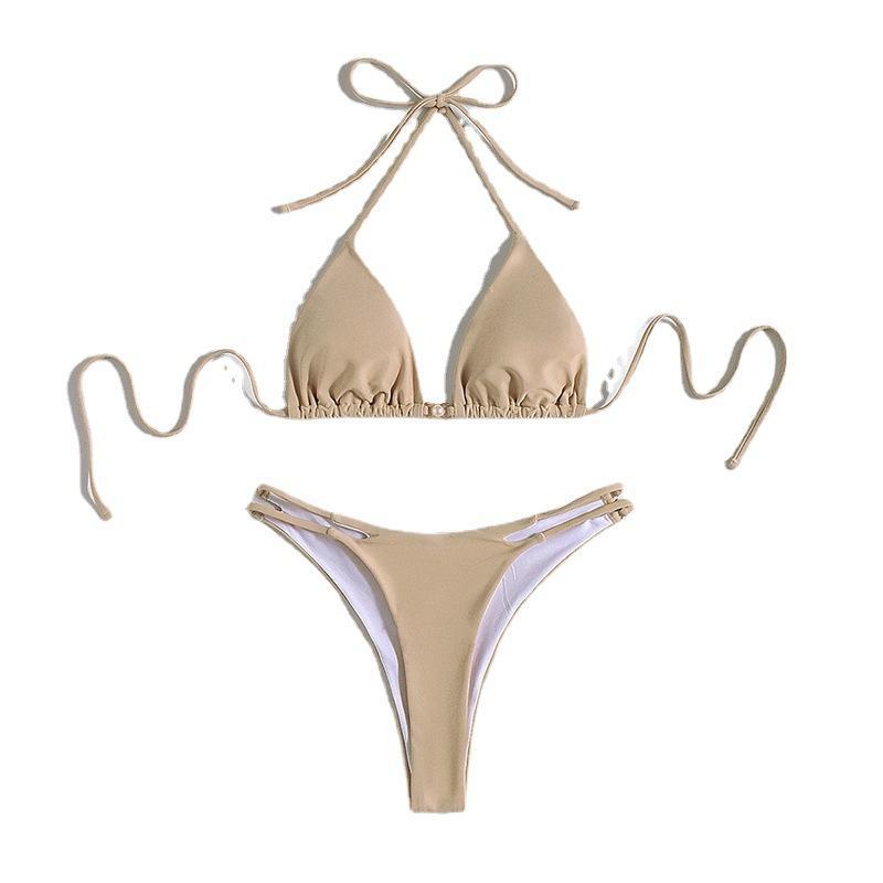 Damen Triangel-Bikini mit verstellbaren Trägern und elegantem Schnitt Drune