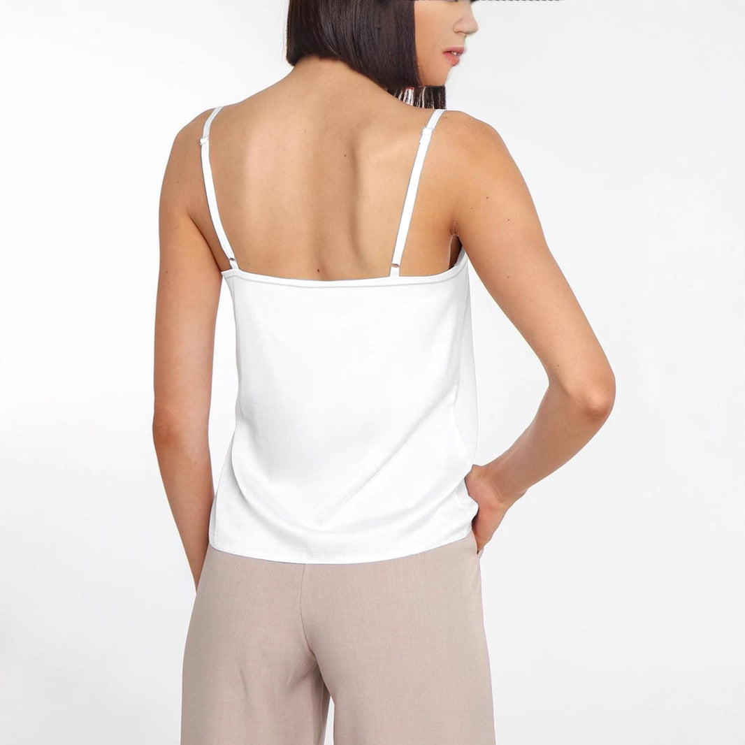 Damen Tanktop mit elegantem Schnitt und modernem Schriftzug Drune