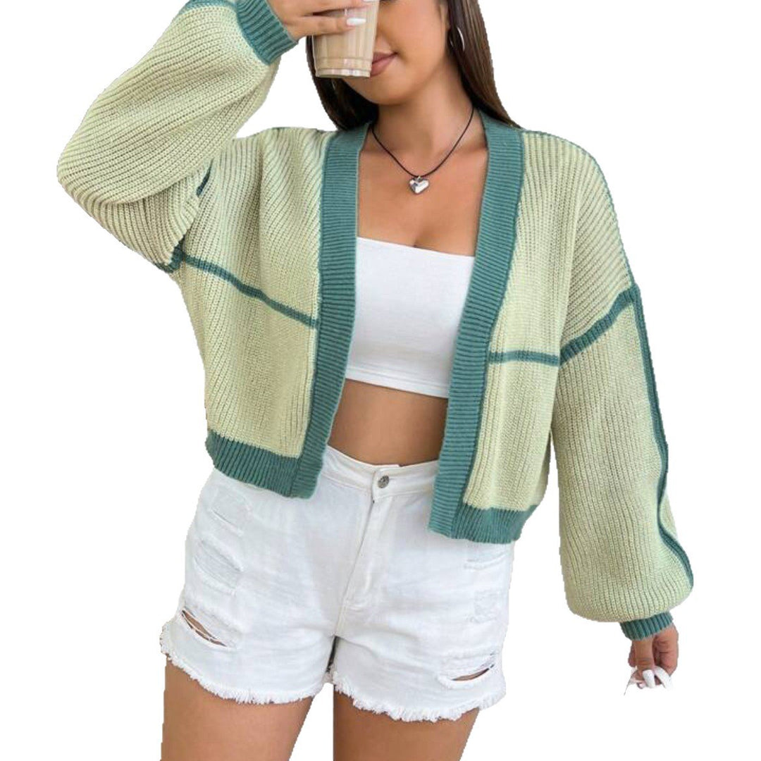 Damen Grobstrickjacke mit weit geschnittenen Ärmeln und auffälligem Design Drune