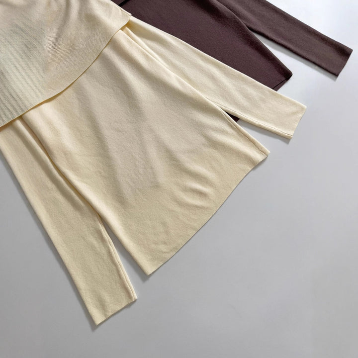 Damen Langarmshirt mit offener Schulterpartie Drune