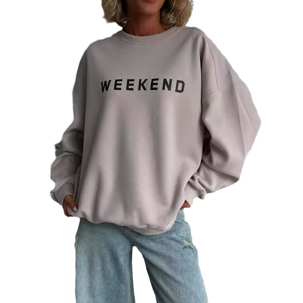 Damen Oversized Sweatshirt Drune