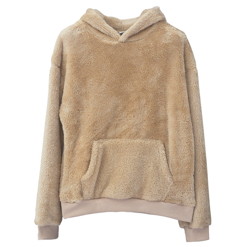Herren kuscheliger Fleece-Hoodie Drune