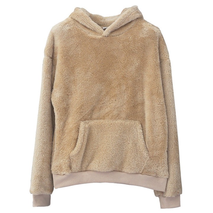 Herren kuscheliger Fleece-Hoodie Drune