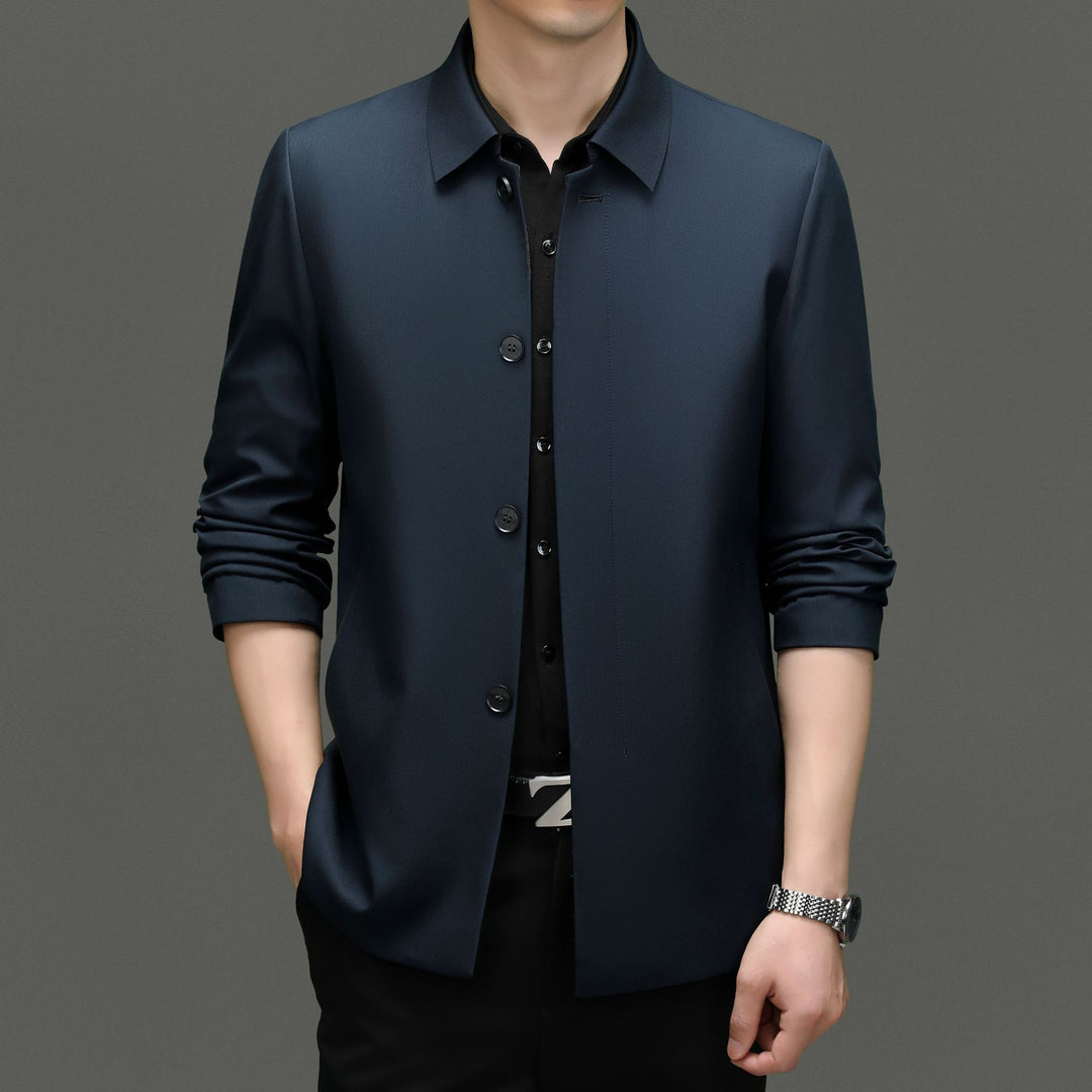 Herren modische Übergangsjacke mit klassischem Schnitt und feinen Details Drune