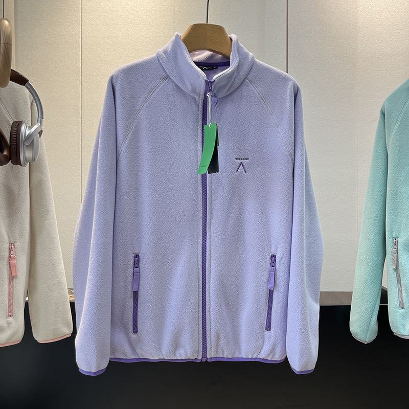 Damen weiche Fleecejacke mit praktischem Reißverschluss Drune