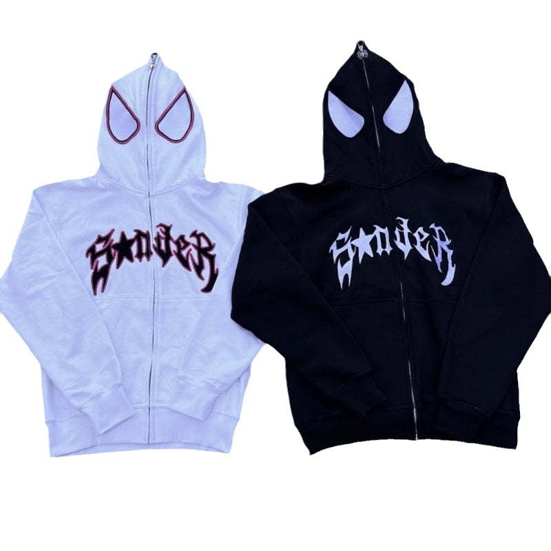 Kinder Grafik Spider Print Hoodie Drune