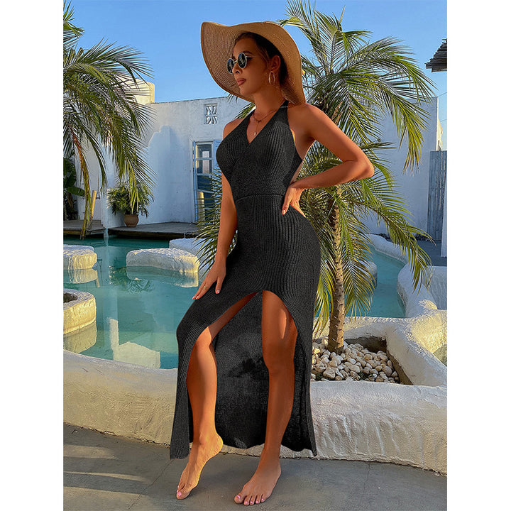 Damen Maxikleid mit extravaganter Beinschlitze Drune