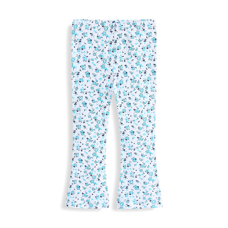Damen bequeme Blumenleggings Drune