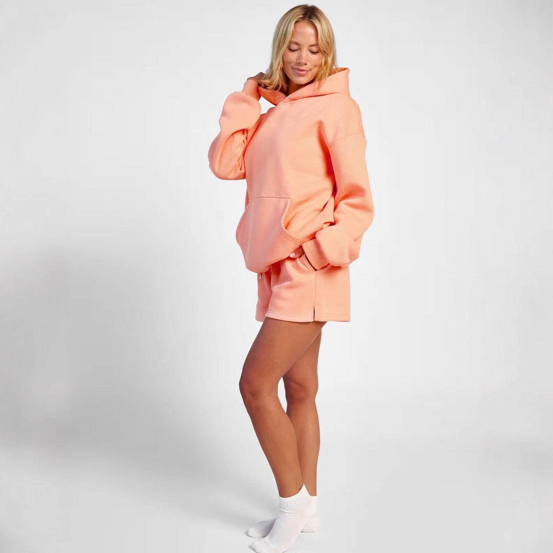 Damen Sportliche Sweatshorts mit elastischem Bund Drune