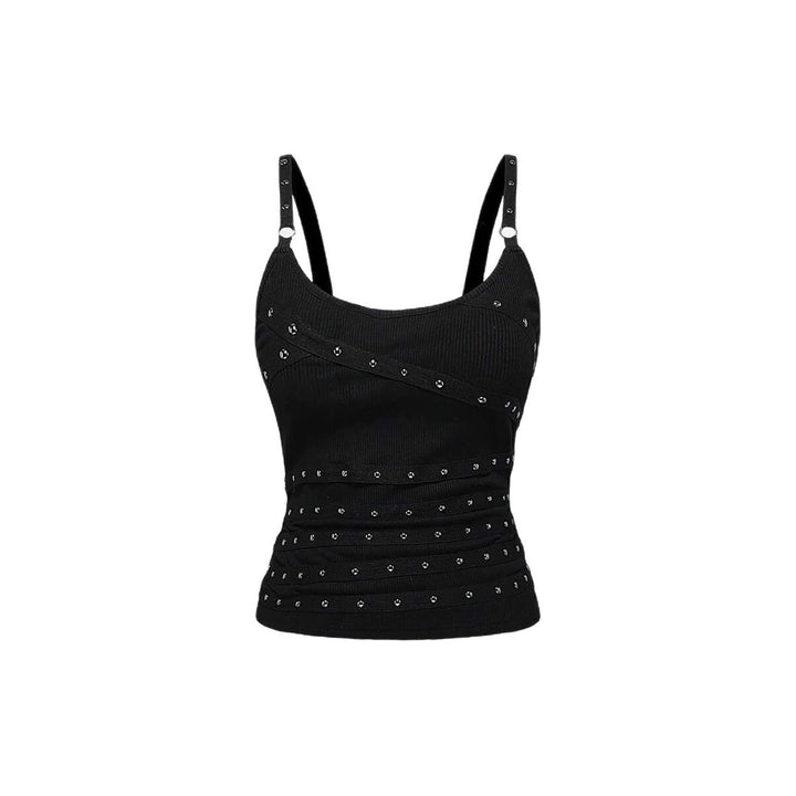 Damen Raffiniertes Top mit Elastananteil und funkelnden Details Drune