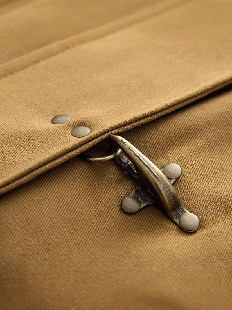 Damen oversized Trenchjacke mit klassischem Stehkragen und praktischen Taschen Drune