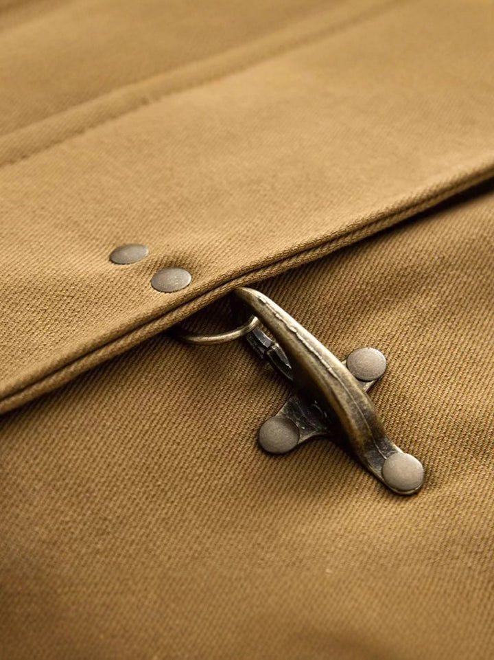 Damen oversized Trenchjacke mit klassischem Stehkragen und praktischen Taschen Drune