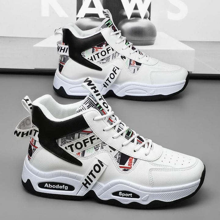 Damen Sportliche High-Top Sneakers mit modischem Detail Drune