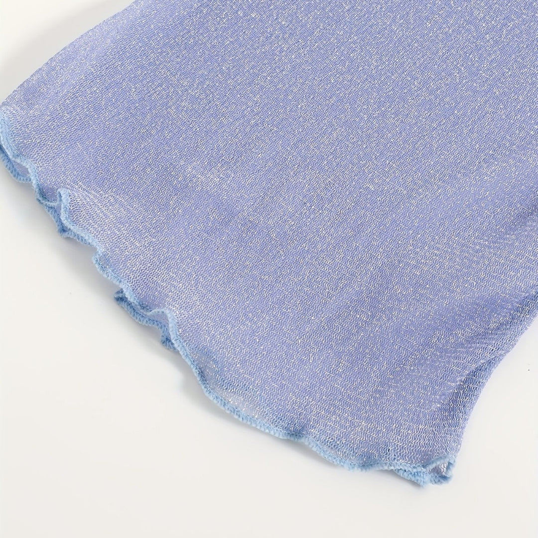 Damen Strandoberteil mit glitzerndem Material Drune